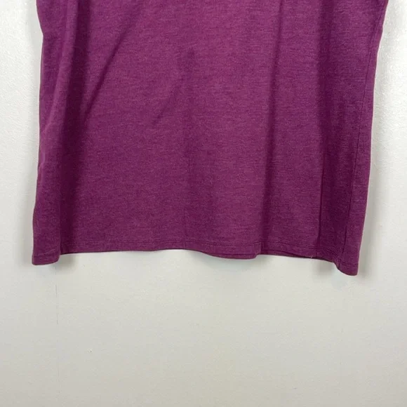 The North Face Womens XXL Short Sleeve Pullover Casual Purple Scoop Neck T Shirt - Picture 5 of 9